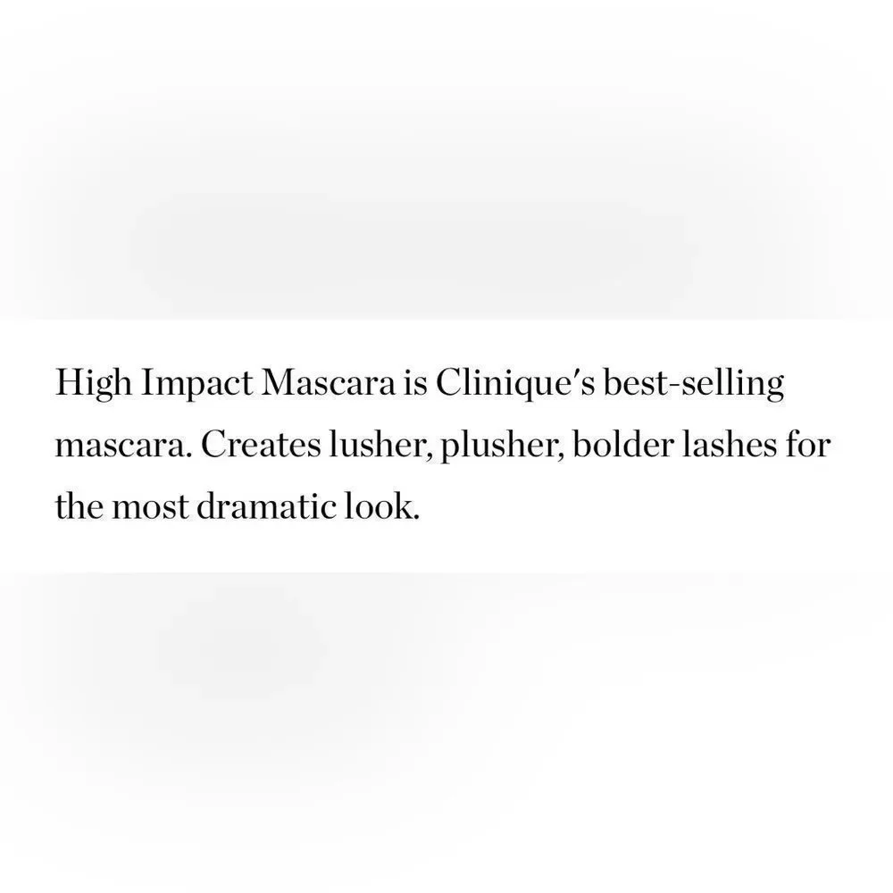 $5❤️‍🔥 Clinique High Impact Mascara BLACK Mini 👁️ NEW BESTSELLER! Travel Size - Picture 6 of 8